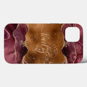 glittermarmer met woesteling Case-Mate iPhone case (Achterkant (horizontaal))