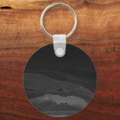 Glittermonogram voor Gold Driving Aangepast Metaal Sleutelhanger (Achterkant)