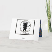 glitterrol feestdagen kaart (Achterkant)