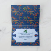 glitterrol feestdagen kaart (Binnen)