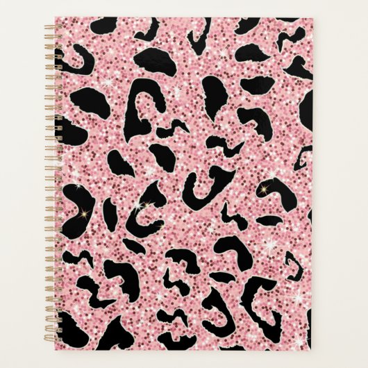 GLITTERROZE LUIPAARD PLANNER (Voorkant)