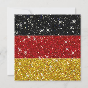 Glitters Duitsland Vlag met Sparkles