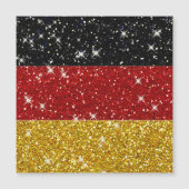 Glitters Duitsland Vlag met Sparkles (Voorkant)