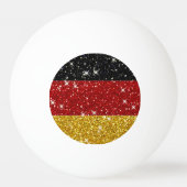 Glitters Duitsland Vlag met Sparkles Pingpongballen (Achterkant)