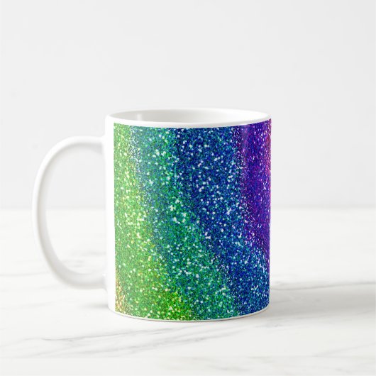 Glitters Rainbow Koffiemok (Links)
