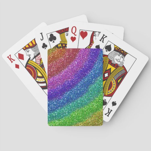 Glitters Rainbow Pokerkaarten (Achterkant)