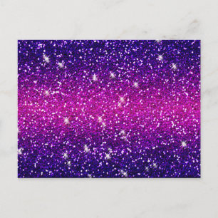 Glitters Sparkles Paarse Roze Textuur Briefkaart