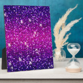 Glitters Sparkles Paarse Roze Textuur Fotoplaat (Zijkant)