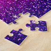 Glitters Sparkles Paarse roze textuur Legpuzzel (Zijkant)