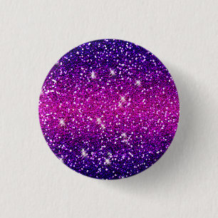 Glitters Sparkles Paarse Roze Textuur Ronde Button 3,2 Cm