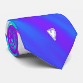 Glittersneeuwvlokken Stropdas (Opgerold)
