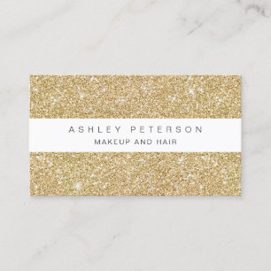 Glittersparkles-sequenties voor grafische make-up visitekaartje