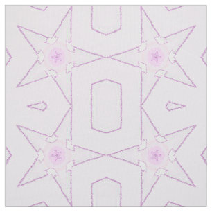 Glitterster blush geometrisch patroon stof