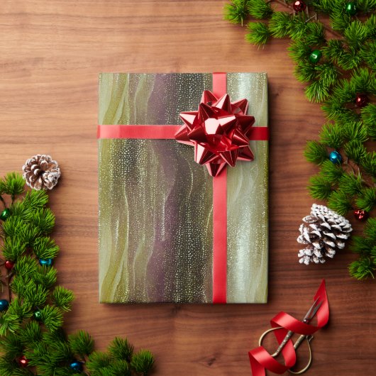 Glittertextuur Glitter Goud Patroon Cadeaupapier (Feestdagen Geschenken)