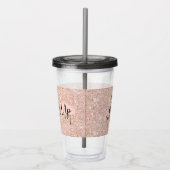 Glittertumbler Acryl Drinkbeker (Rechts)