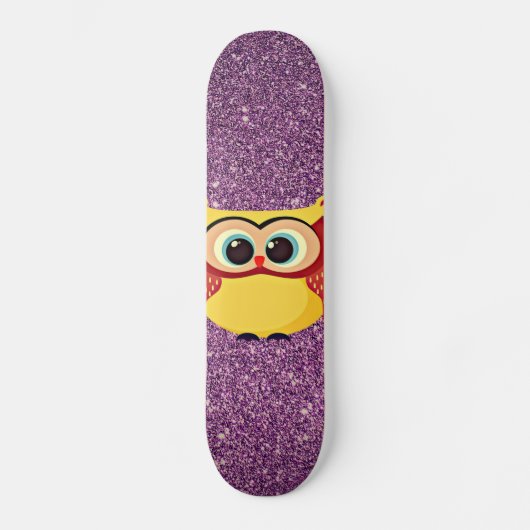 Glitteruil Skateboard (Voorkant)