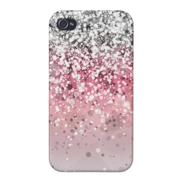 Glittervariaties IX iPhone 4/4S Hoesje (Achterkant)