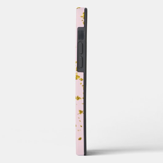 Glittervlokken en -blozen Case-Mate iPhone case (Achterkant / Links)