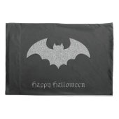 Glittery Bat Halloween Kussensloop (Achterkant)