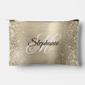Glittery Bleek Gold Foil Fancy Monogram Etui (Voorkant)