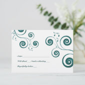 Glittery Blue Swils Music RSVP (Debout devant)