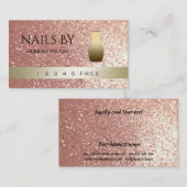 glittery bokeh , een trouwe glittery bokeh , een m klantenkaartje (Voorkant / Achterkant)