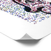 Glittery Dog-Poster Poster (Hoek)