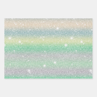 Glittery en Starry schattig cadeau 1 Inpakpapier Vel