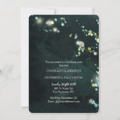 Glittery Evening Retirement Celebration Kaart (Achterkant)