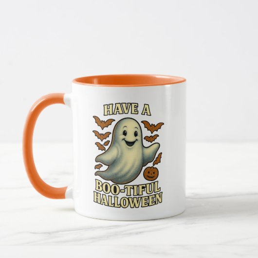 Glittery Ghost - Een vrolijke Halloween Mok (Links)