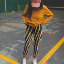 Glittery Gold en Black Zebra Wild Animal Pattern