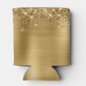 Glittery Gold Foil 21e verjaardag Blikjeskoeler (Achterkant)