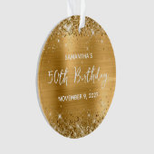 Glittery Gold Foil 50e anniversaire (devant)