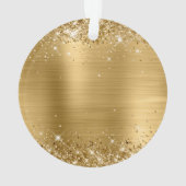 Glittery Gold Foil 50th Birthday Ornament (achterkant)