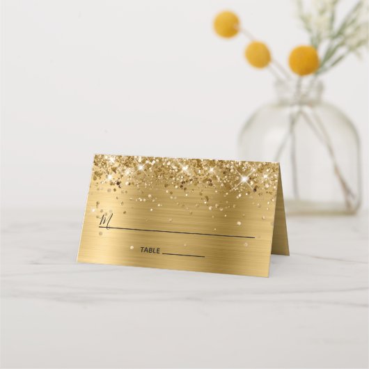 Glittery Gold Foil led (Voorkant)