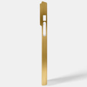 Glittery Gold Glam Modern Girly Handtekening Case-Mate iPhone Case (Achterkant / Links)