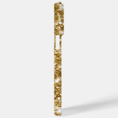 Glittery Gold Glam Modern Girly Handtekening Case-Mate iPhone Case (Achterkant / Rechts)
