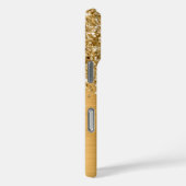 Glittery Gold Glam Name Case-Mate iPhone Case (Achterkant / Rechts)