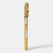 Glittery Gold Glam Name Case-Mate iPhone Case (Achterkant / Rechts)