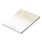 Glittery Gold Notitieblok (Gedraaid)