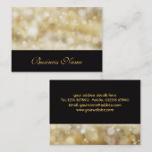 Glittery Gold Visitekaartje (Voorkant / Achterkant)