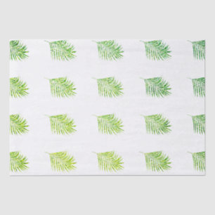 Glittery Green Palms Tropical Wedding Celebrations Tissuepapier