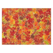 Glittery Herfst Maple Leaves Tafelkleed (Voorkant (Horizontaal))