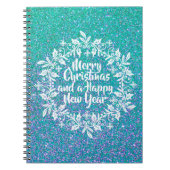 Glittery Joyeux Noël | CARNET (Devant)