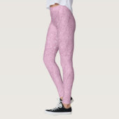 Glittery Leggings Lilac - Pantalons de Yoga de Pâq (Gauche)