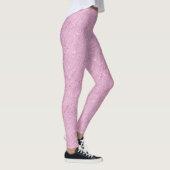 Glittery Leggings Lilac - Pantalons de Yoga de Pâq (Droite)