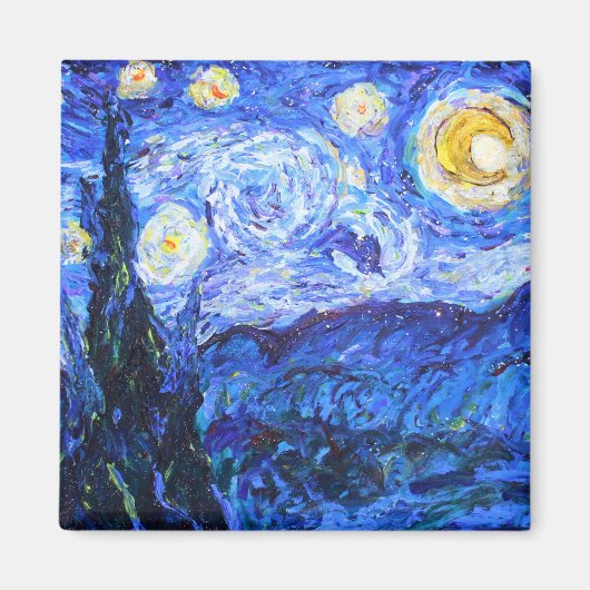 Glittery Night Magnet (Devant)