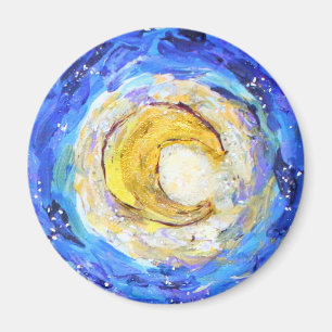 Glittery Night Magnet