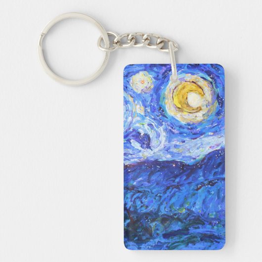 Glittery Night Sleutelhanger (Voorkant)