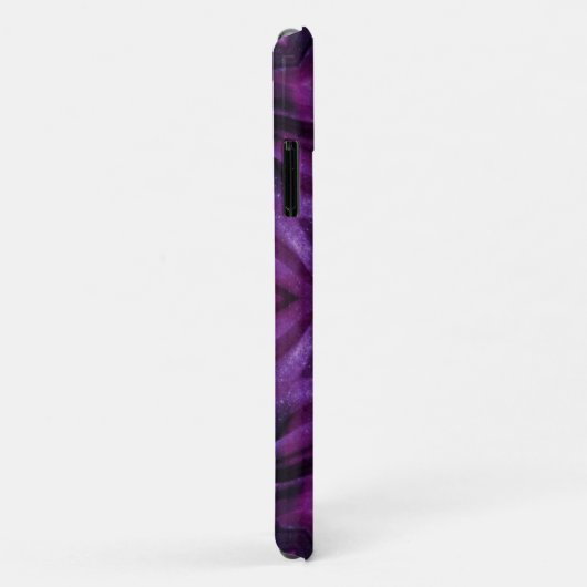 Glittery Paars Kaleidoscope Heart Gradiënt Case-Mate iPhone Case (Achterkant/rechts)